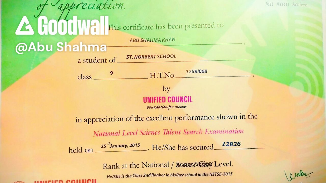 Abu Shahma s Post On Goodwall Certificate Of Appreciation class Abu Shahma S Post On Goodwall Certificate Of Appreciation Class